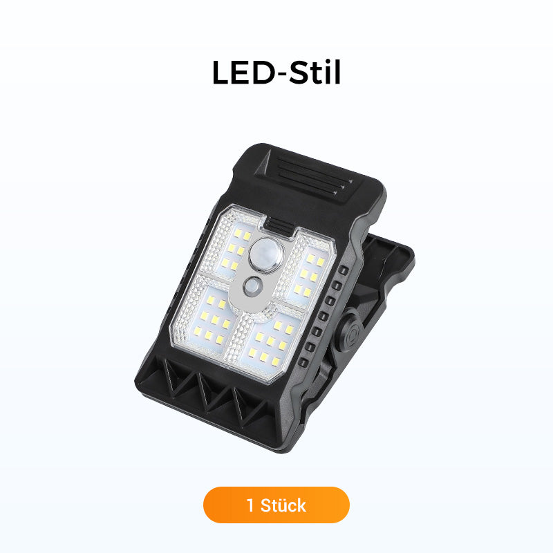 ✨ Jetzt 2 kaufen, 1 gratis erhalten!🌿 Solar-Clip-Leuchte mit Bewegungssensor – Ideal für Garten, Balkon & Terrasse! 🏡