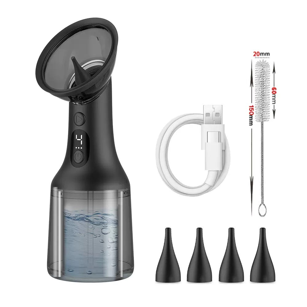 🔥Electric Ear Wax Removal Kit, Safe Gentle Ear Irrigation Cleaner Tool with 4 Pressure Settings, LED Display, IPX7 Waterproof Dual-Chamber Ear Care Device | Free Shipping