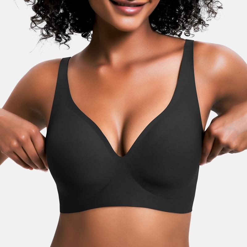 💕HEIßER Verkauf 50% Rabatt💕 Nahtloser, kabelloser Push-up-BH für Damen – Tiefes V