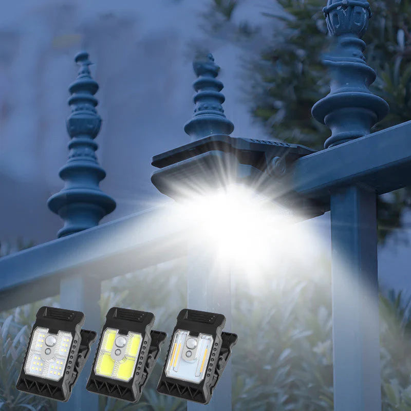 ✨ Jetzt 2 kaufen, 1 gratis erhalten!🌿 Solar-Clip-Leuchte mit Bewegungssensor – Ideal für Garten, Balkon & Terrasse! 🏡