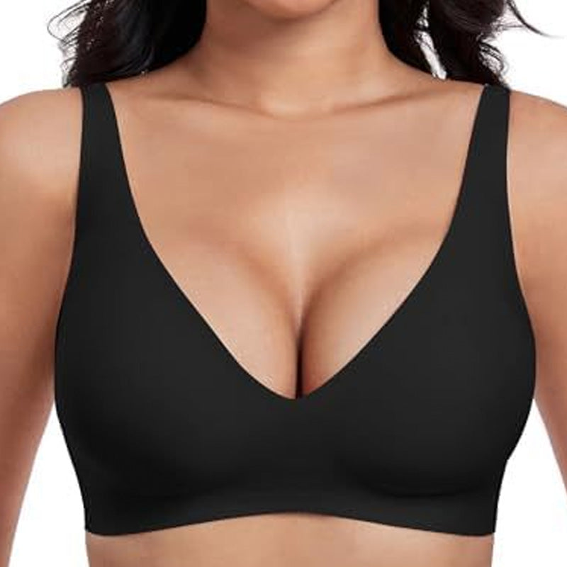 💕HEIßER Verkauf 50% Rabatt💕 Nahtloser, kabelloser Push-up-BH für Damen – Tiefes V