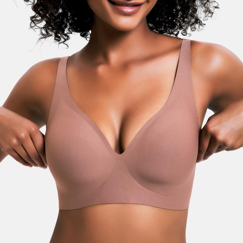 💕HEIßER Verkauf 50% Rabatt💕 Nahtloser, kabelloser Push-up-BH für Damen – Tiefes V